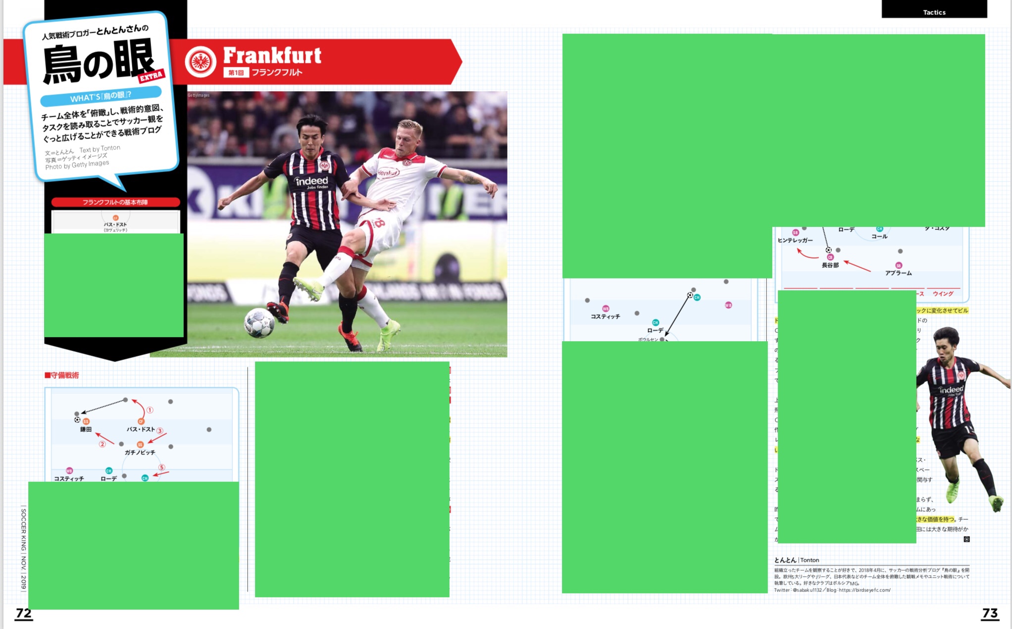 お知らせ サッカーキング様にて連載が始まります サッカー戦術分析ブログ 鳥の眼